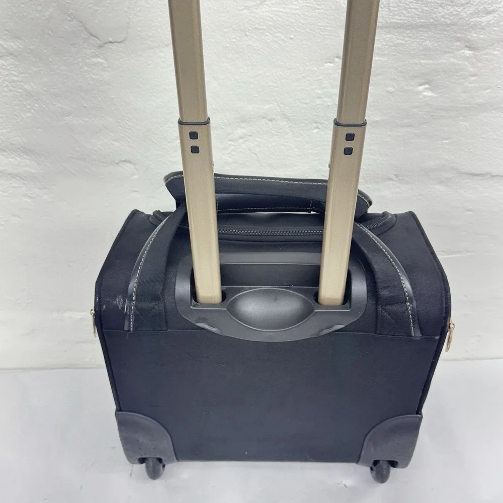 London Fog Under Seat Carry-On Travel Luggage Bag 15inch Rolling Bag